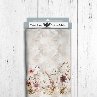 Softly Falling Floral border 
